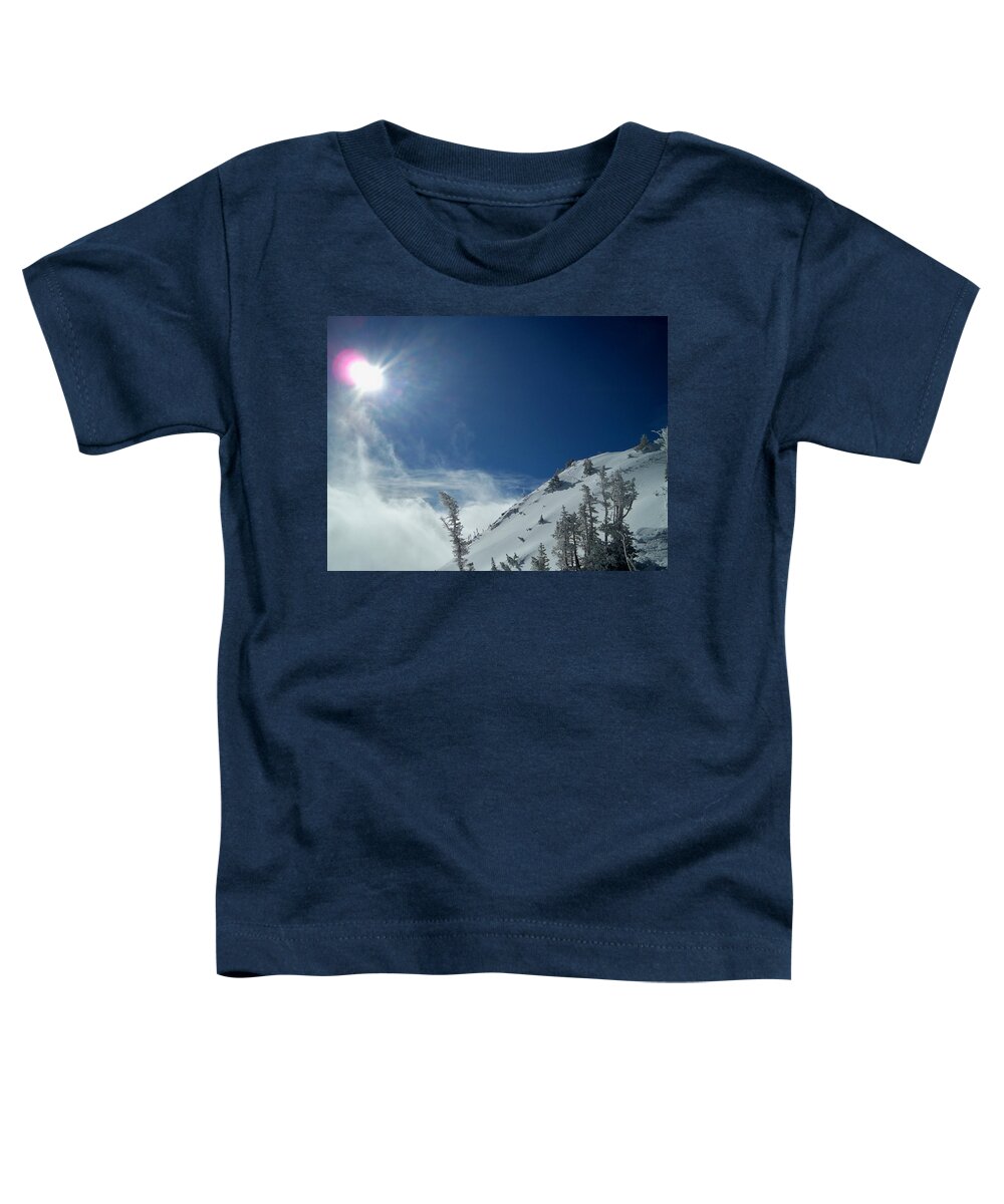 Landscape Toddler T-Shirt featuring the photograph Above The Clouds by Michael Cuozzo