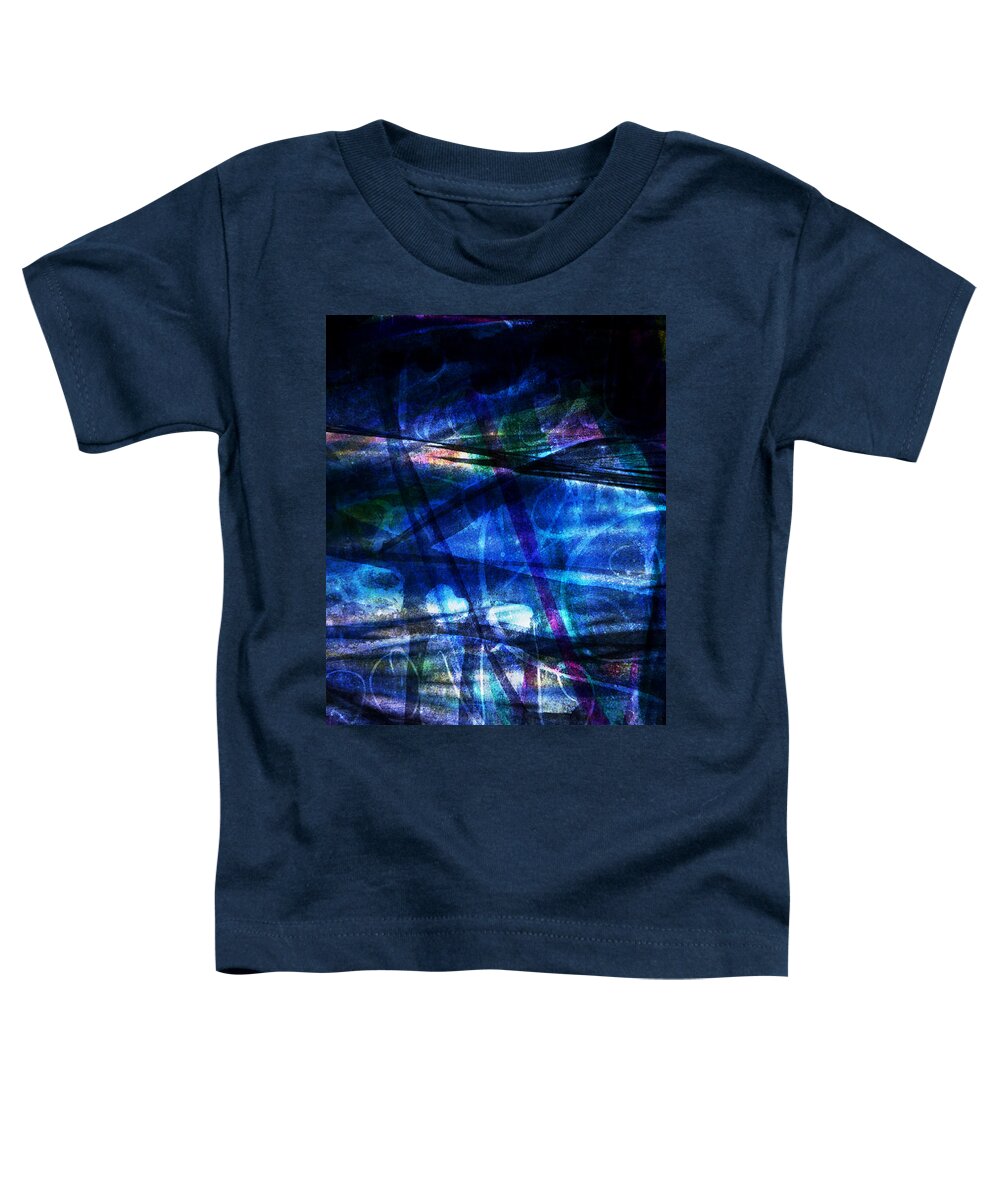 Katerina Stamatelos Toddler T-Shirt featuring the painting Abstract-20a by Katerina Stamatelos