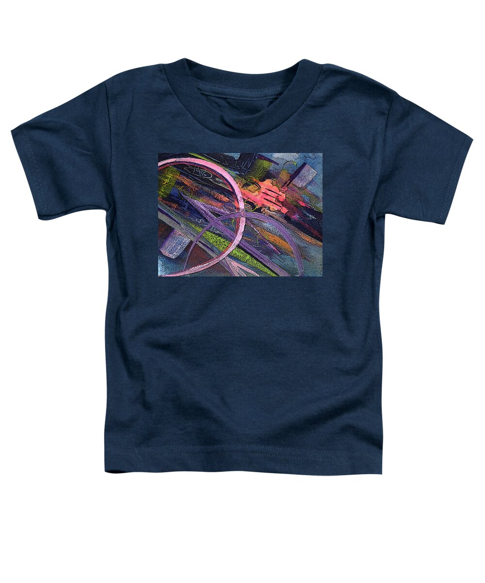 Abstract Art Toddler T-Shirt featuring the digital art Abstract Blast by Kim Shuckhart Gunns
