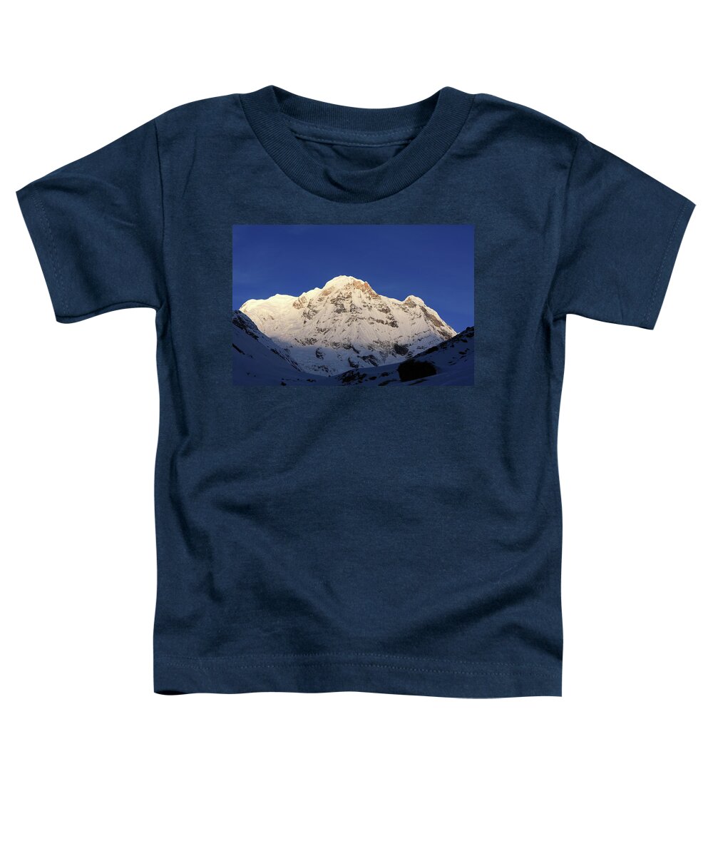 Nepal Toddler T-Shirt featuring the photograph Annapurna South 7,219m #1 by Aidan Moran