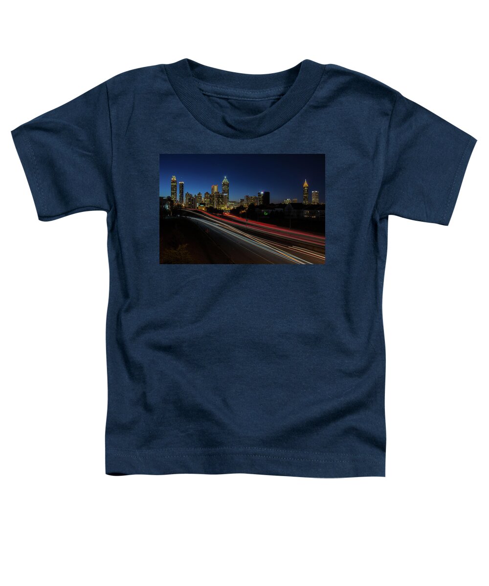 Atlanta Toddler T-Shirt featuring the photograph Atlanta Skyline 2 by Kenny Thomas
