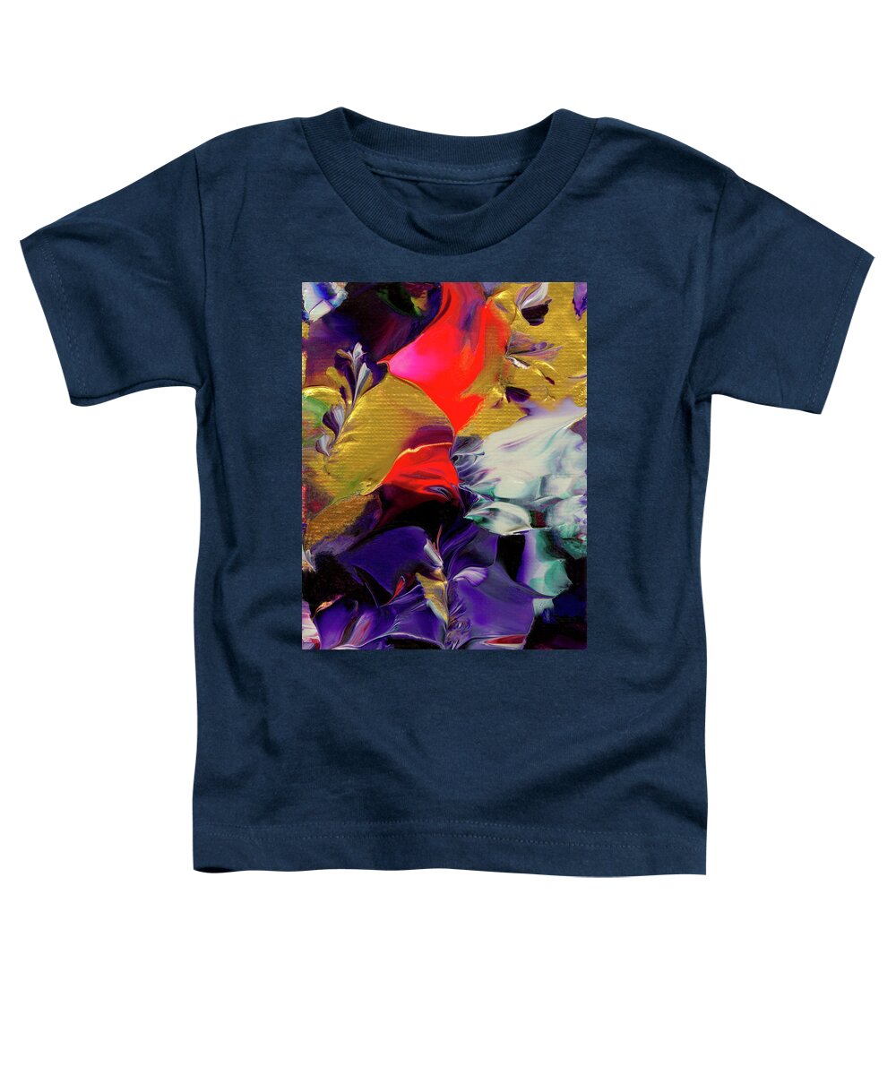 Avalanche Toddler T-Shirt featuring the painting Avalanche by Nan Bilden