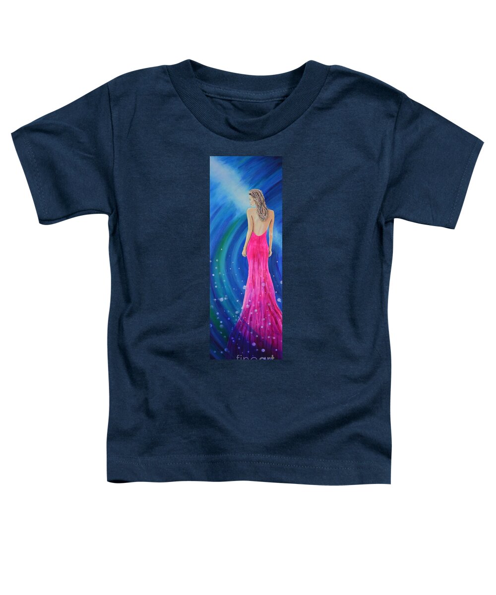 Water Toddler T-Shirt featuring the painting Bellissimo by Mary Scott