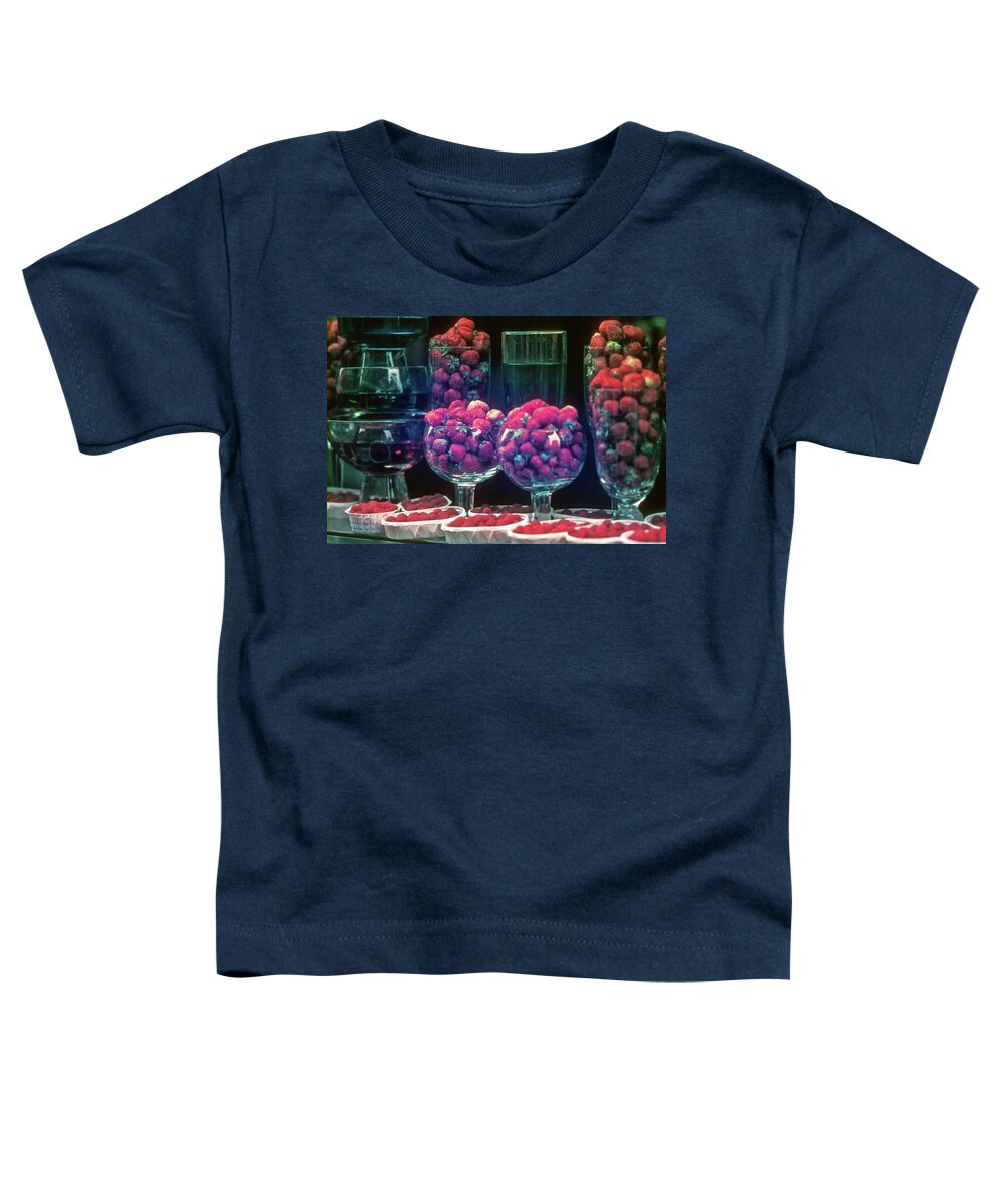 Berries Toddler T-Shirt featuring the photograph Berries in the Window by Frank DiMarco