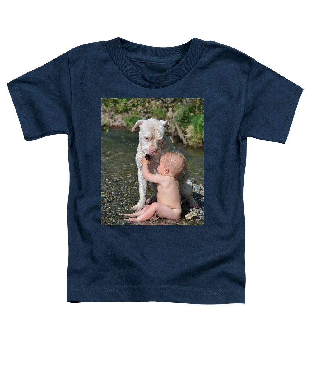 Best Friends Toddler T-Shirt featuring the photograph Best Friends by Maria Jansson