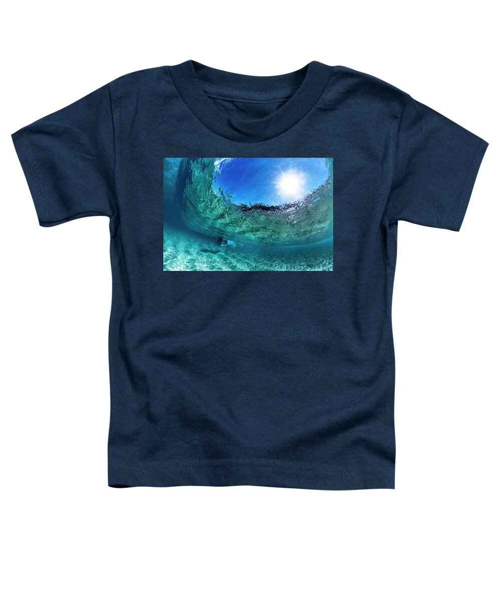 Sea Toddler T-Shirt featuring the photograph Big Blue Bubble by Sean Davey