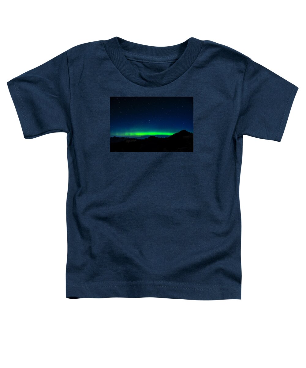 Northern Toddler T-Shirt featuring the photograph Big Dipper Northern Lights by Pelo Blanco Photo