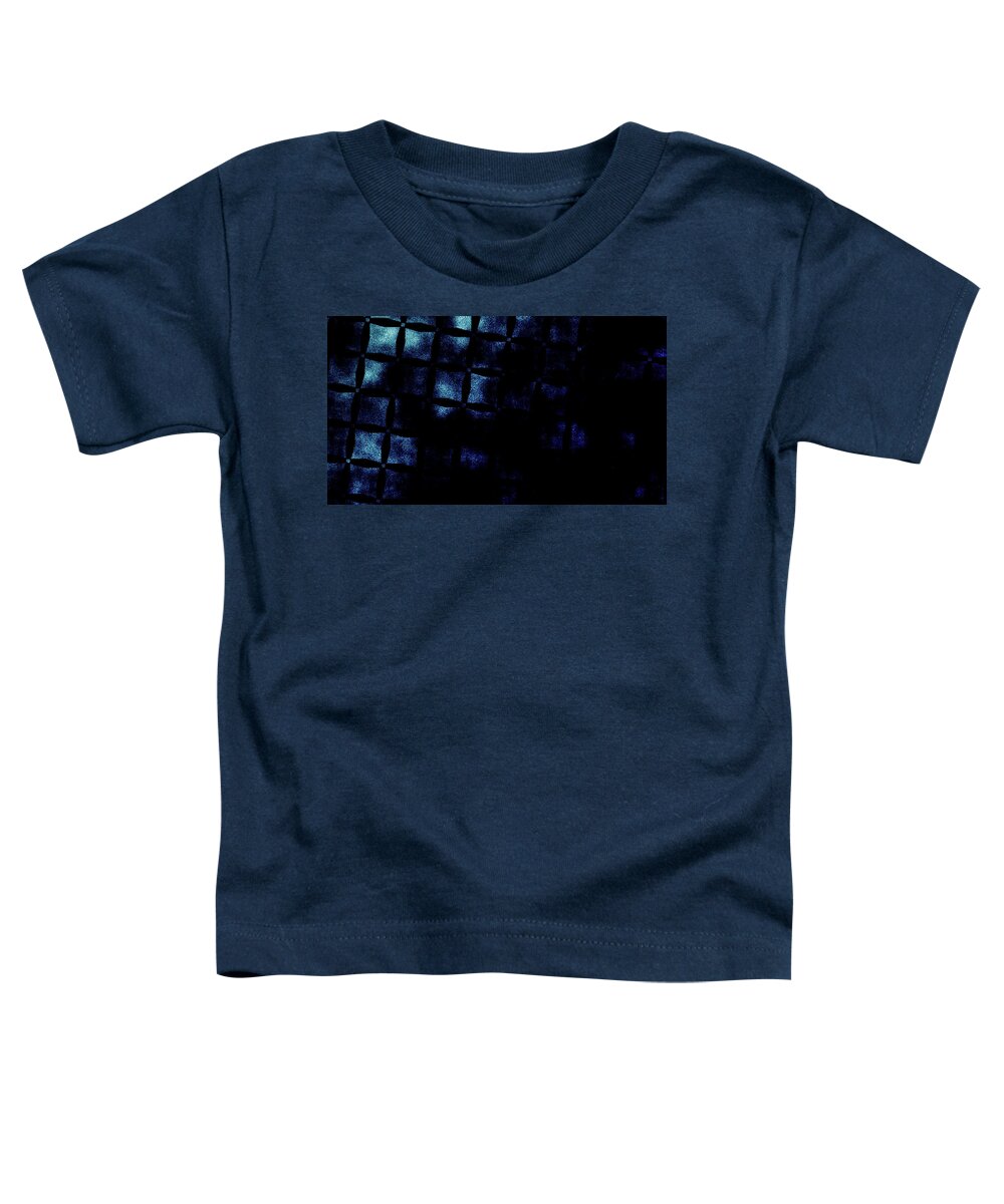 Digital Toddler T-Shirt featuring the digital art Black N Blue Burn by Carol Crisafi