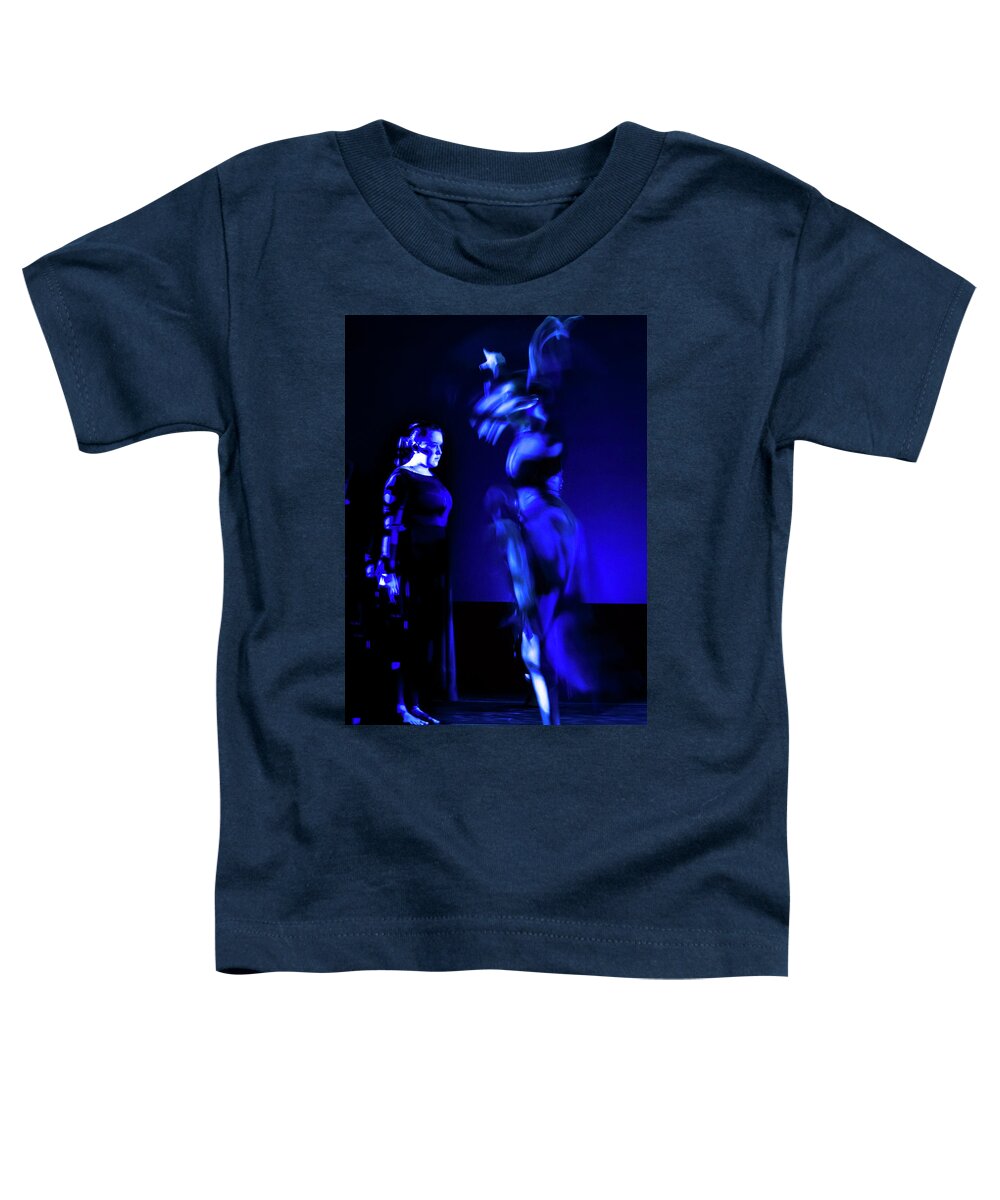 Dance Toddler T-Shirt featuring the photograph Blue Banshee by Frederic A Reinecke