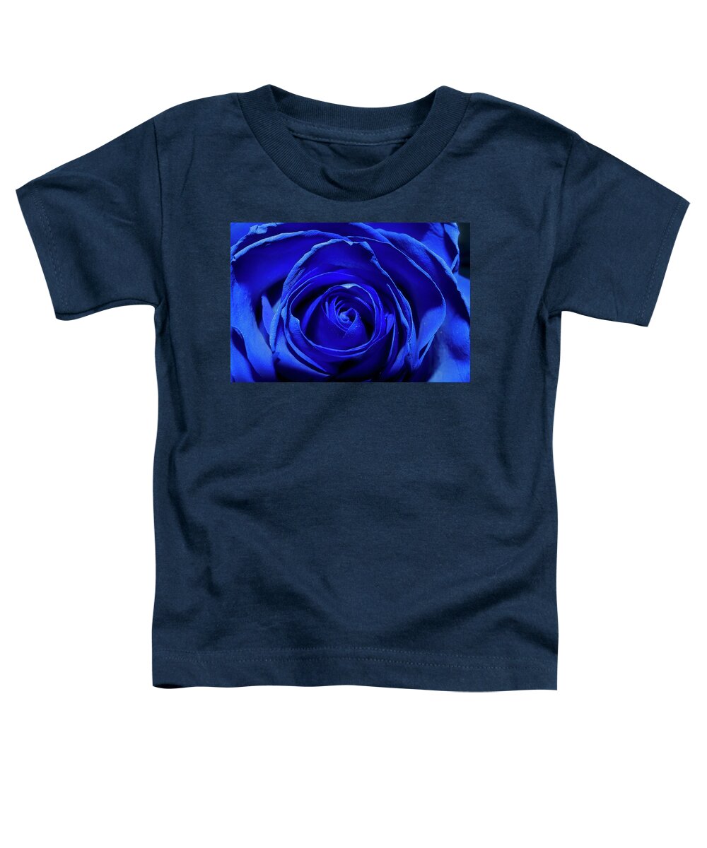 Rose Toddler T-Shirt featuring the photograph Blue Rose by Sandi Kroll