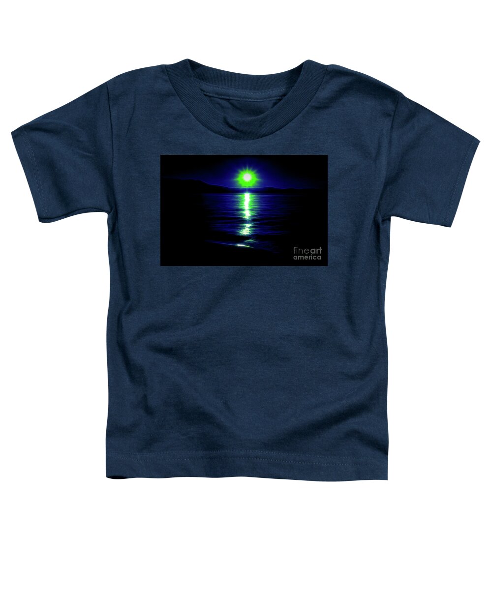 Blue Toddler T-Shirt featuring the photograph Blue Sunset by Joe Lach