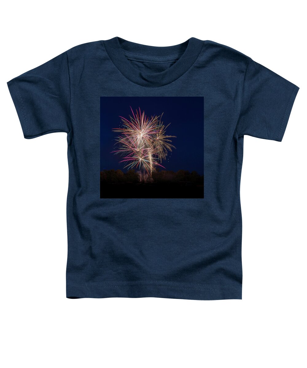 Fireworks Toddler T-Shirt featuring the photograph Bombs Bursting In Air III by Harry B Brown