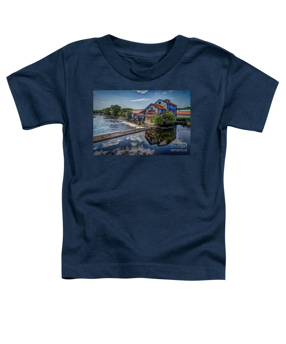 Abandoned Toddler T-Shirt featuring the photograph Chisolm's Mills by Roger Monahan