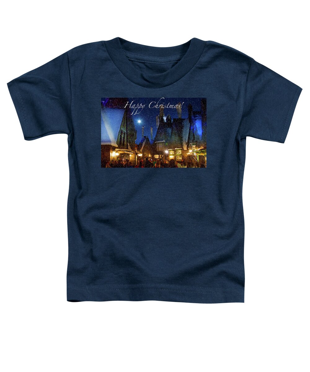 Harry Potter Toddler T-Shirt featuring the photograph Christmas at Hogsmeade by Mark Andrew Thomas