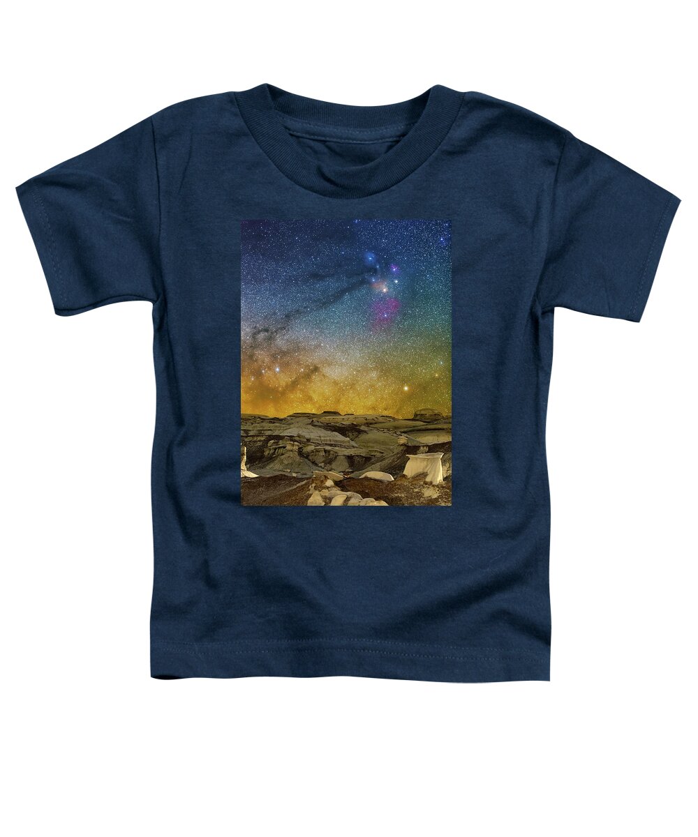 Astronomy Toddler T-Shirt featuring the photograph Colors on the Rise by Ralf Rohner