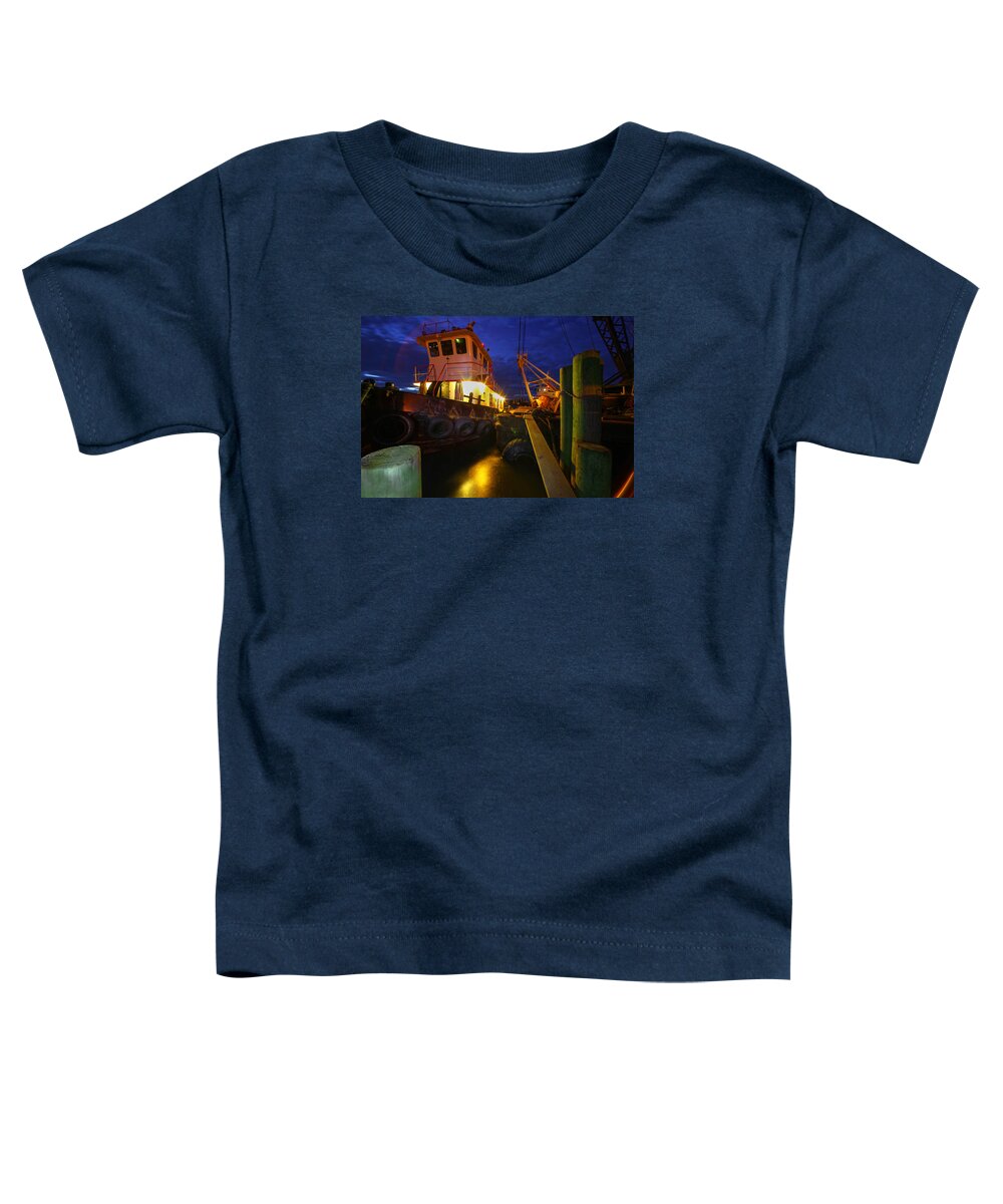 Dock Toddler T-Shirt featuring the photograph Dock Side by Robert Och