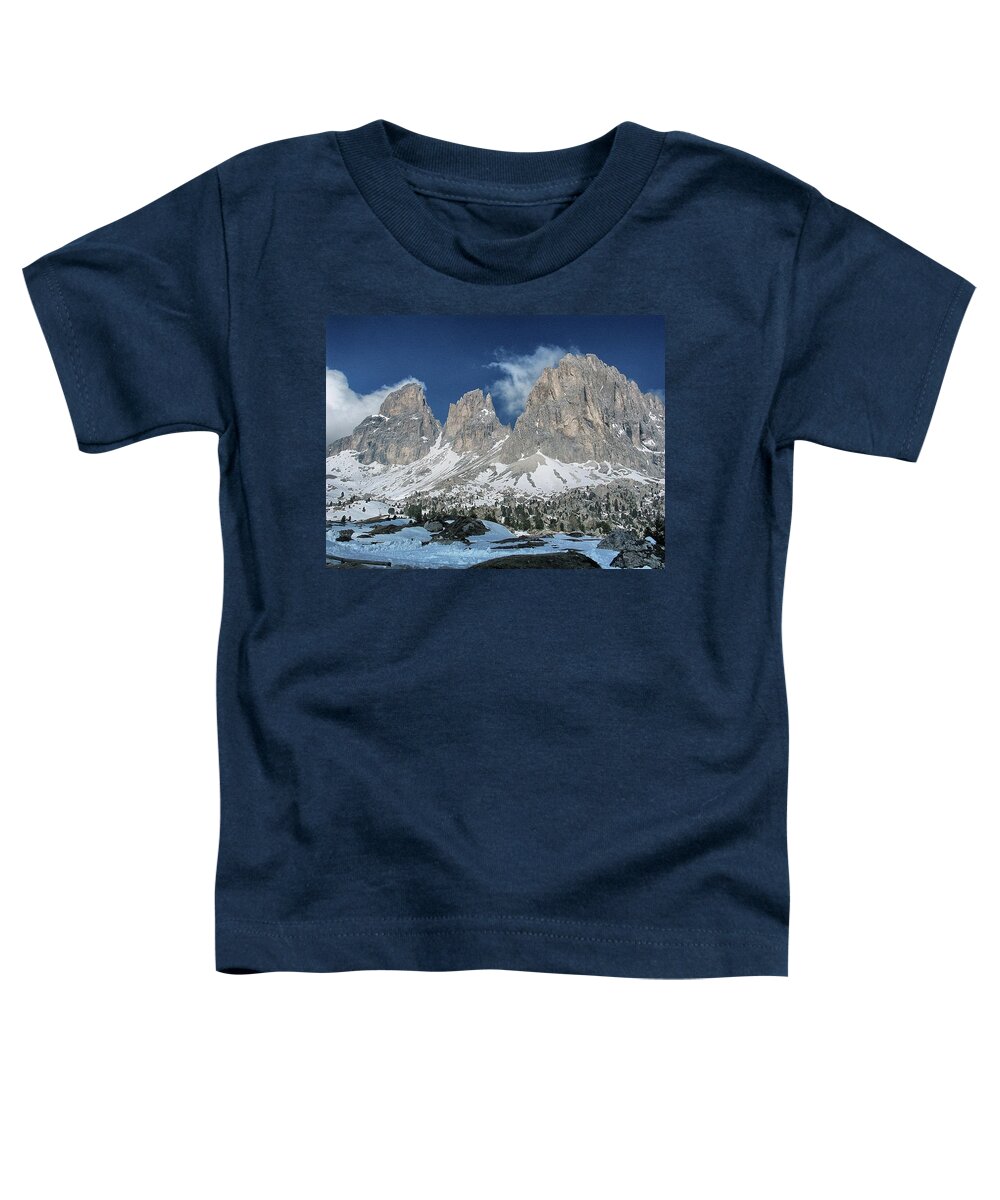 Italy Toddler T-Shirt featuring the photograph Dolomites 1 by Ingrid Dendievel