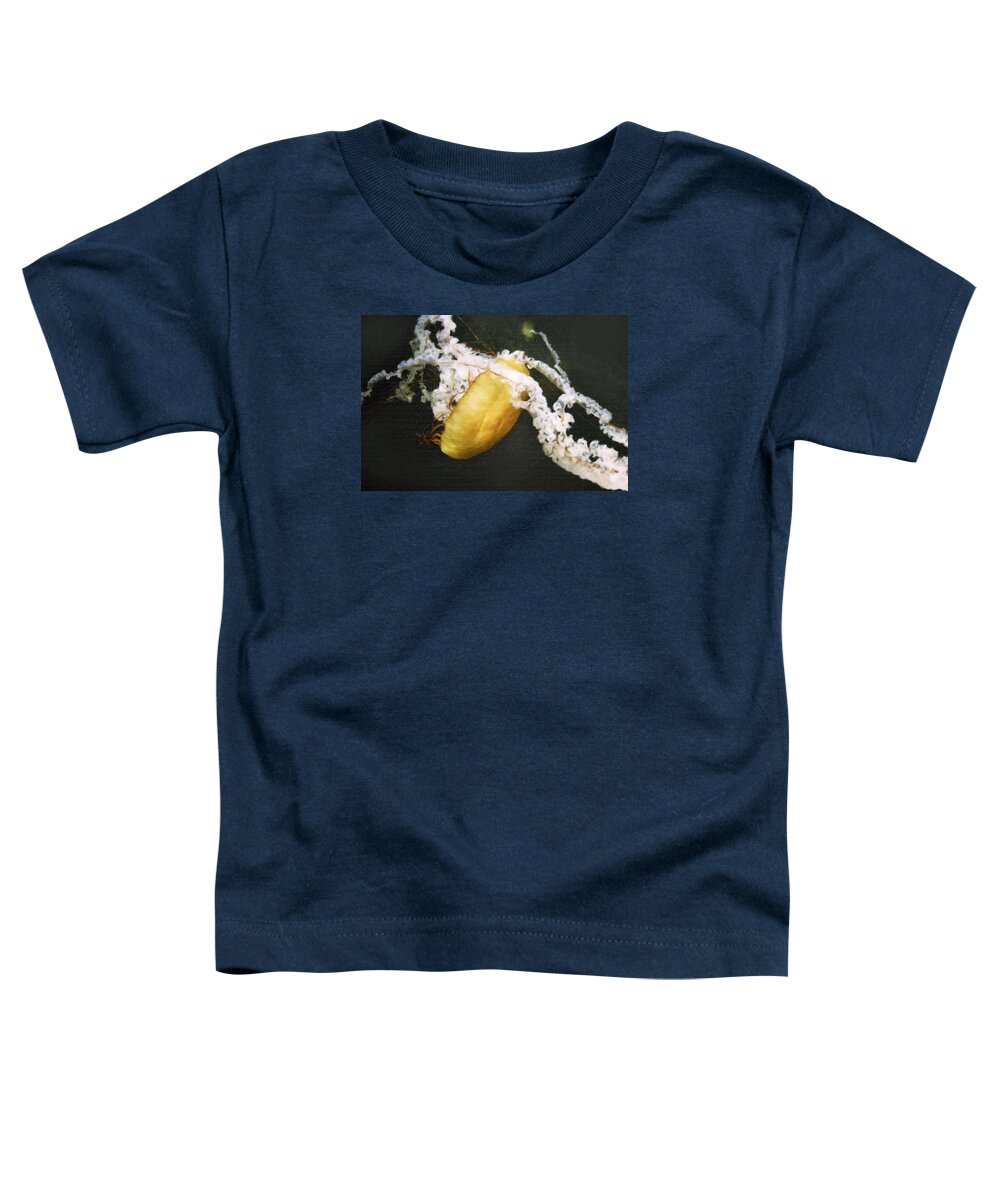 Ocean Toddler T-Shirt featuring the painting Evolving Mystery by Georgiana Romanovna