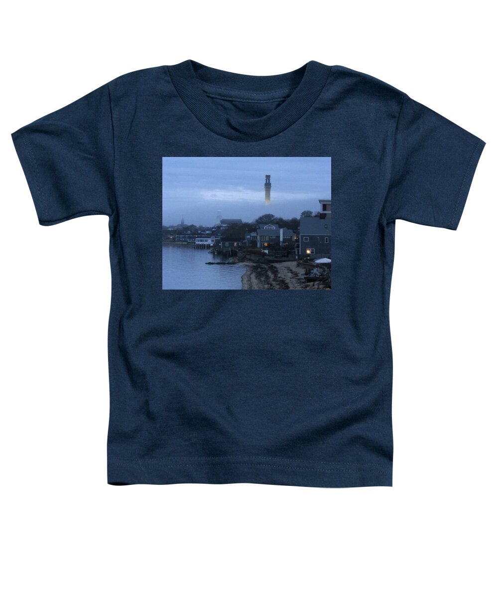 Provincetown Toddler T-Shirt featuring the photograph Floating Monument by Ellen Koplow