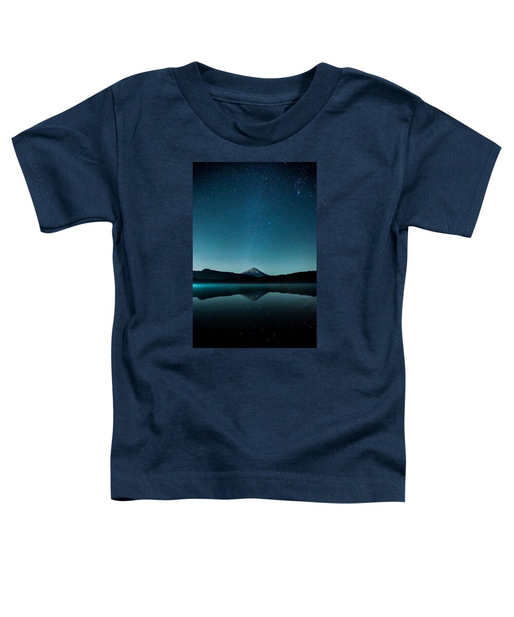 Volcano Toddler T-Shirt featuring the photograph Glazing Lake by Britten Adams