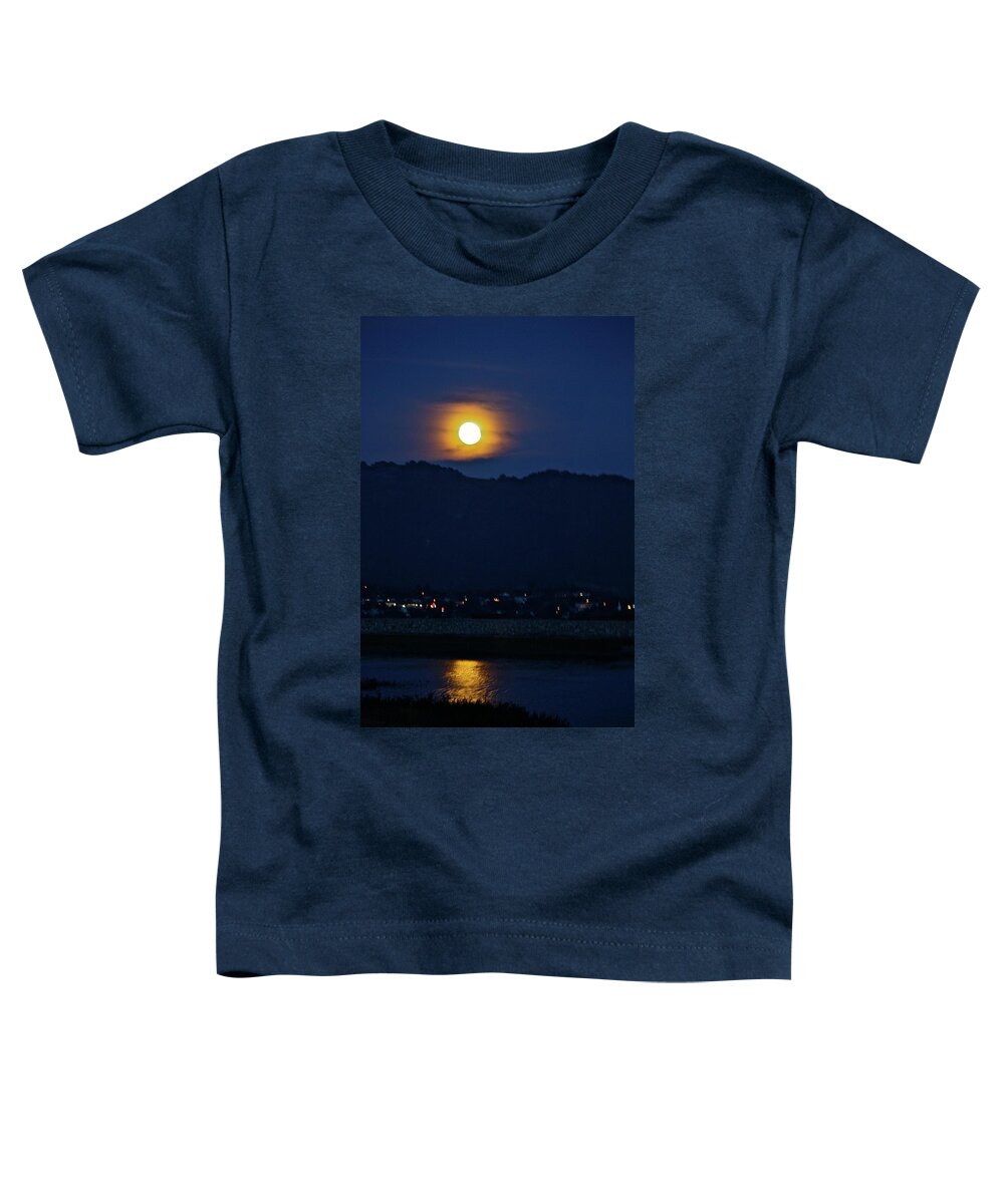 Moon Toddler T-Shirt featuring the photograph God's Nightlight by Diana Hatcher