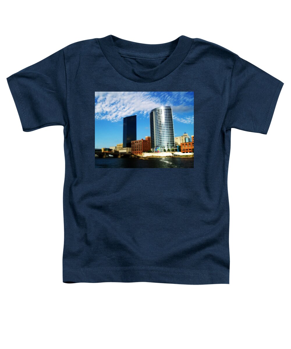 Grand Rapids Toddler T-Shirt featuring the photograph Grand Rapids Michigan is Grand by Michelle Calkins