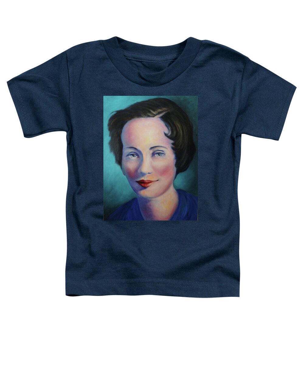 Painting Toddler T-Shirt featuring the painting Grandmother by Shannon Grissom