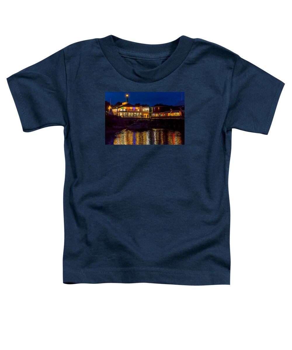 Monterey Toddler T-Shirt featuring the photograph Harbor House by Derek Dean