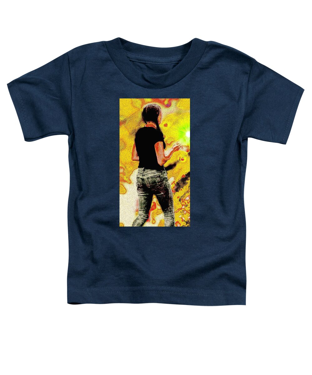 Inspiration Toddler T-Shirt featuring the digital art Heading in the Right Direction by Cliff Wilson