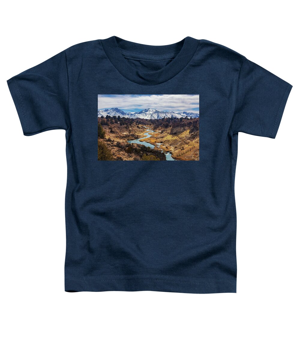 Mammoth Toddler T-Shirt featuring the photograph Hot Creek by Tassanee Angiolillo