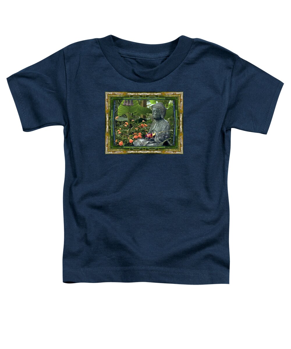 Mandalas Toddler T-Shirt featuring the photograph In Repose by Bell And Todd