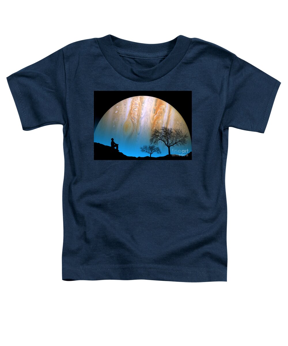 Astronomy Toddler T-Shirt featuring the photograph Jupiter by Larry Landolfi