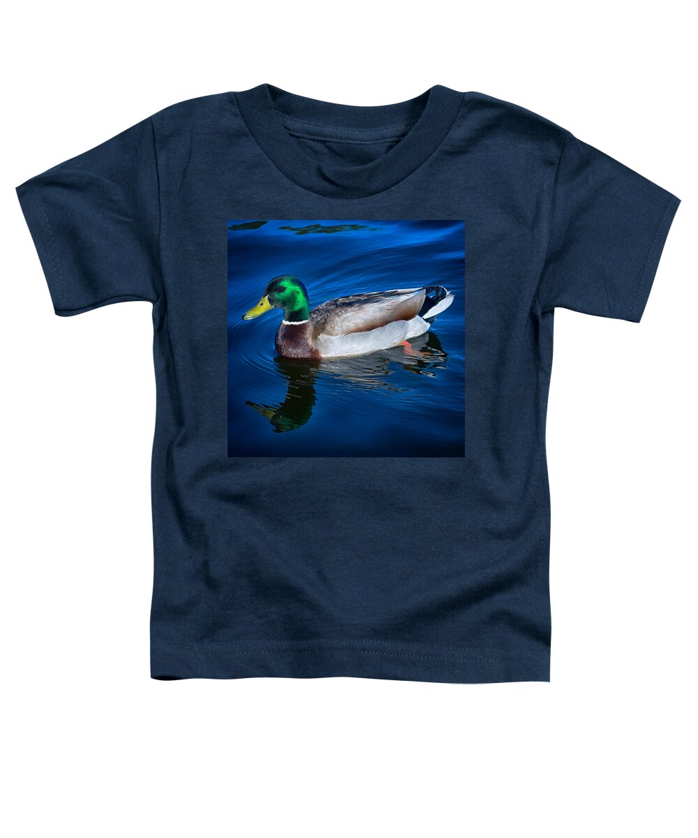 Duck Toddler T-Shirt featuring the photograph Lone Bill by Scott Wyatt