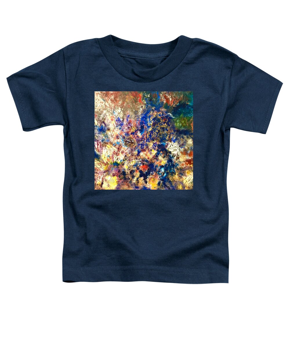 Contemporary Toddler T-Shirt featuring the painting Memory by Dennis Ellman