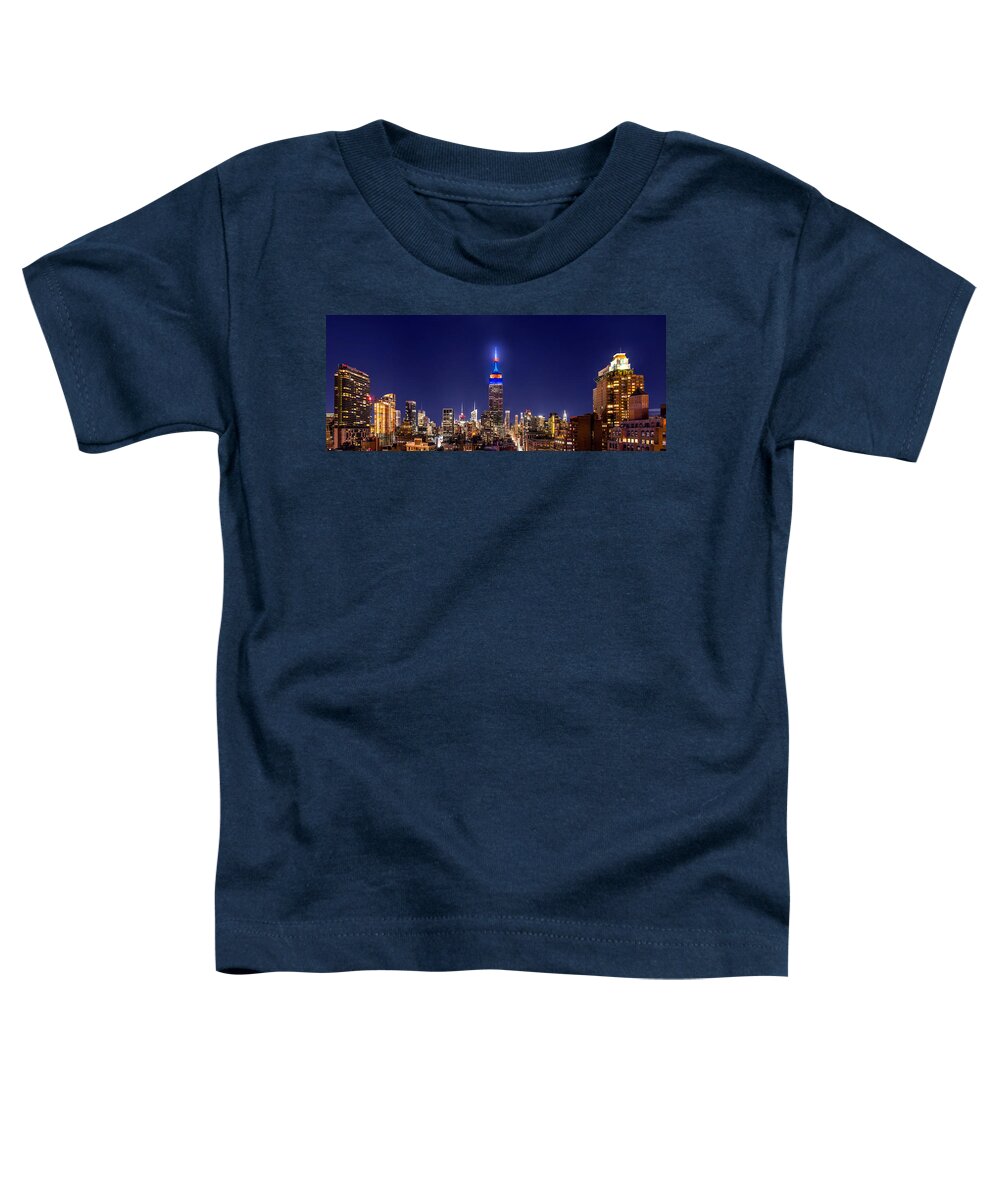 Empire State Building Toddler T-Shirt featuring the photograph Mets Dominance by Az Jackson
