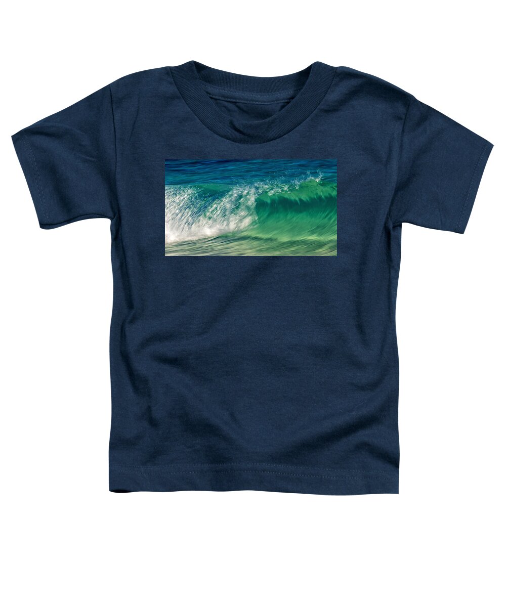 Abstract Toddler T-Shirt featuring the photograph Ocean Ripples by Stelios Kleanthous