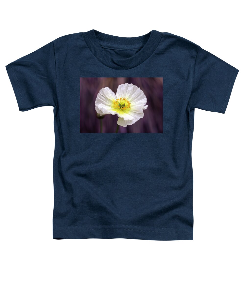 Poppy Toddler T-Shirt featuring the photograph Peaceful Poppy by Vanessa Thomas