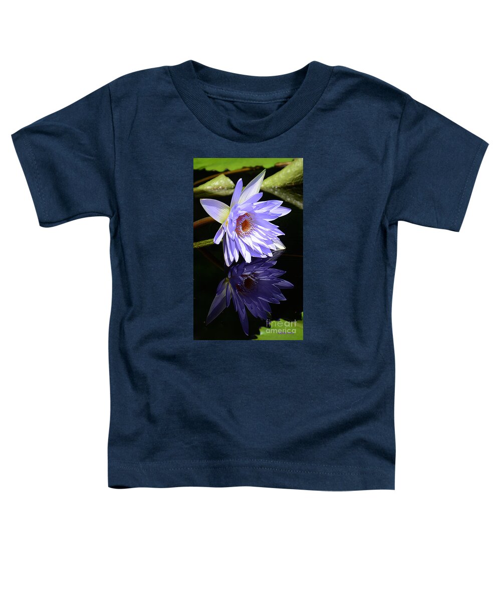 Lily Toddler T-Shirt featuring the photograph Peaceful Reflections by Cindy Manero