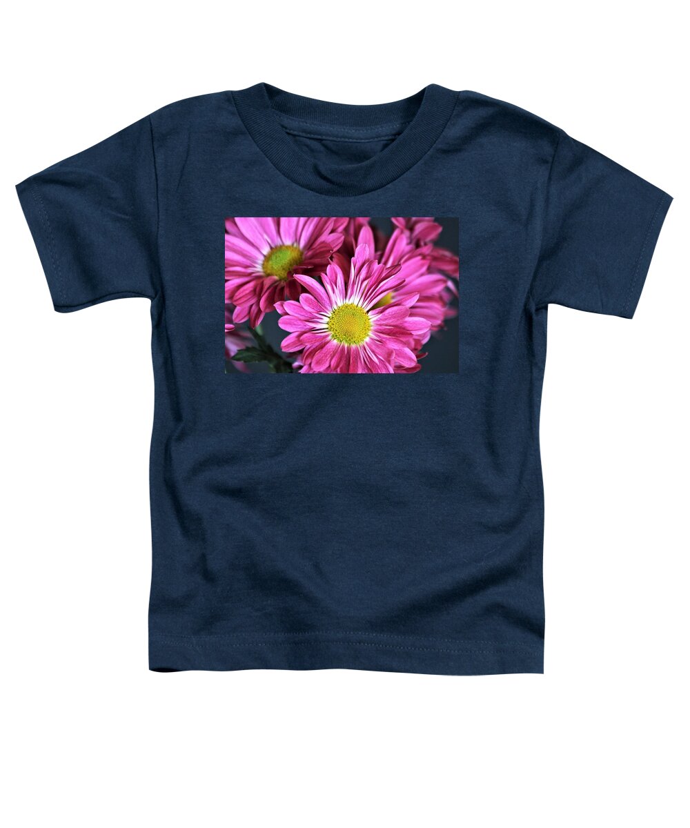 Nature Toddler T-Shirt featuring the photograph Purple Chrysanthemums by Sheila Brown