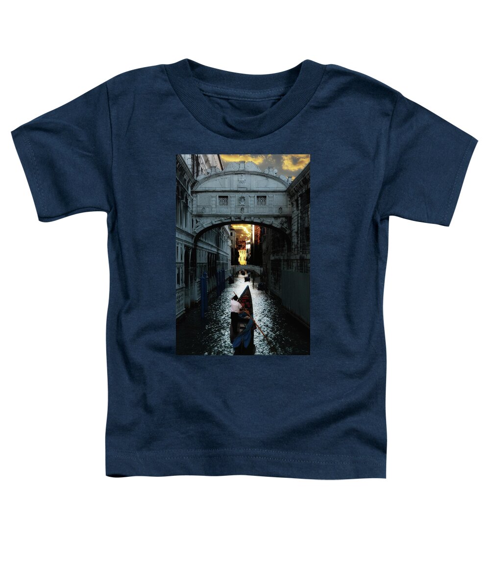 Venice Toddler T-Shirt featuring the photograph Romantic Venice by Harry Spitz
