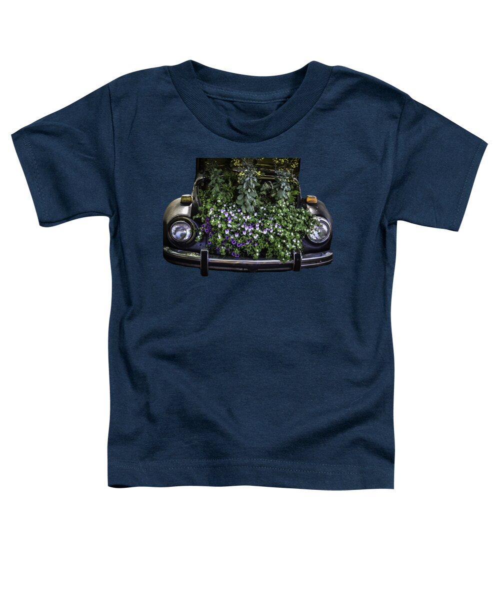 Bug Toddler T-Shirt featuring the photograph Running on Flowers by Dale Powell