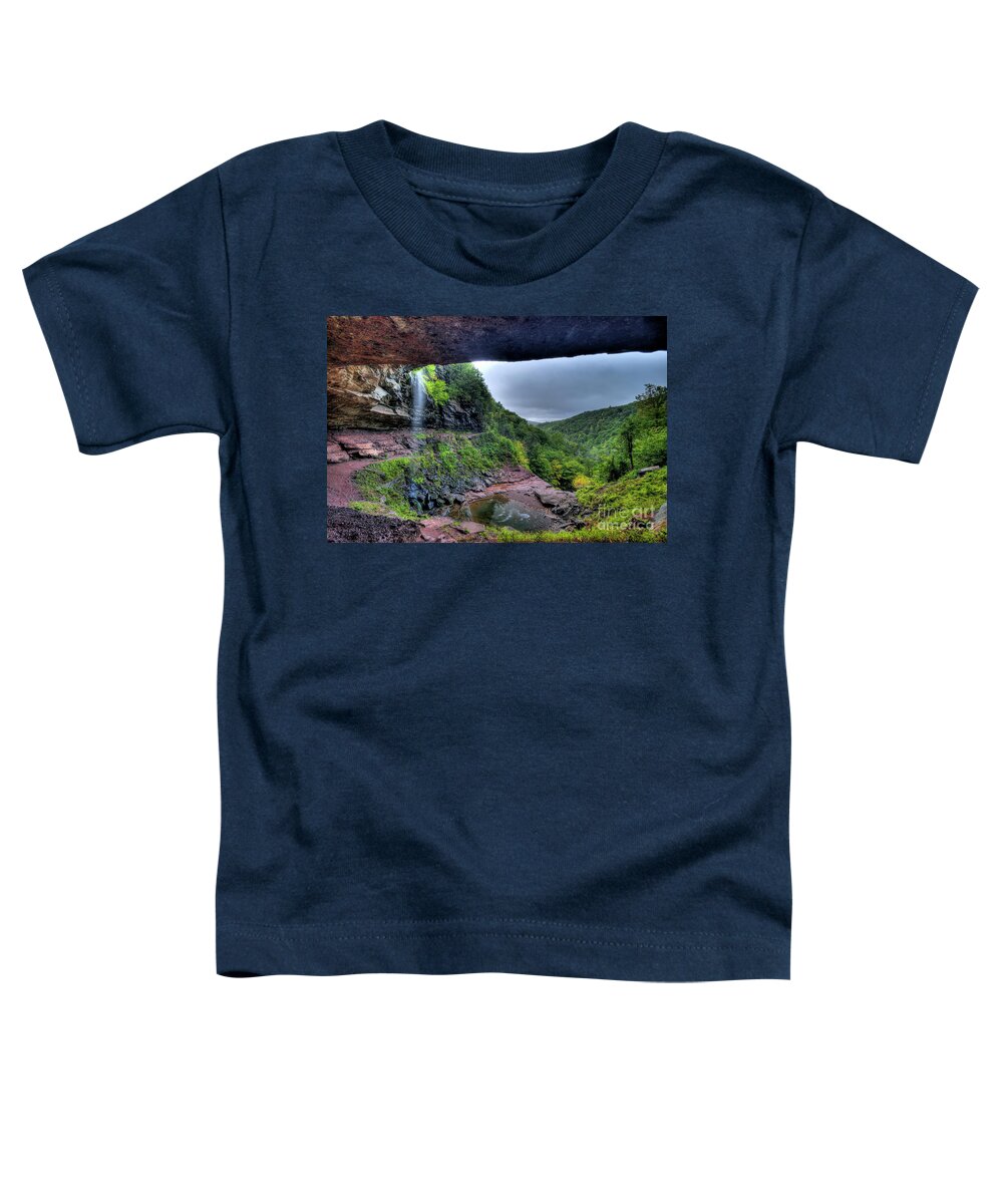 Kaaterskill Falls Toddler T-Shirt featuring the photograph September days by Rick Kuperberg Sr