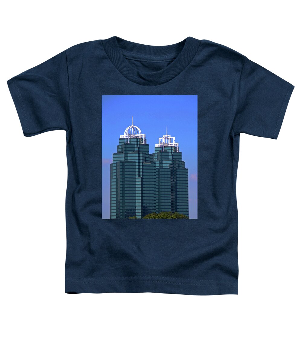Skyscrapers Toddler T-Shirt featuring the photograph Skyscrapers - Atlanta, Ga., USA by Richard Krebs
