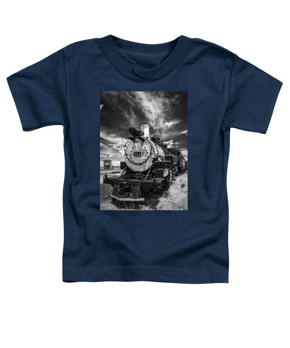 Cumbres & Toltec Scenic Railroad Toddler T-Shirt featuring the photograph Still Smoking by Bitter Buffalo Photography