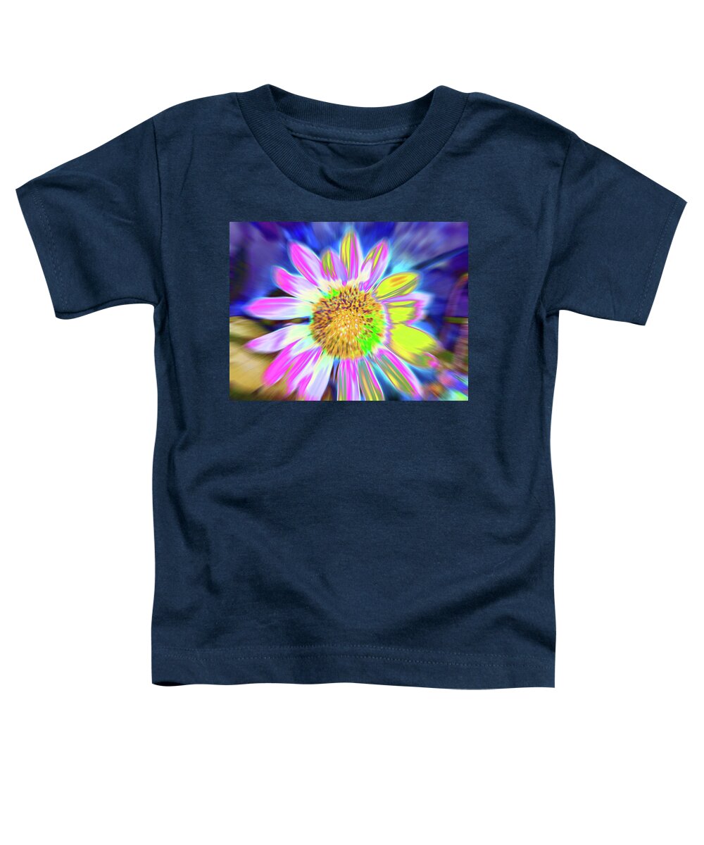 Sunflowers Toddler T-Shirt featuring the photograph Sunrapt by Cris Fulton
