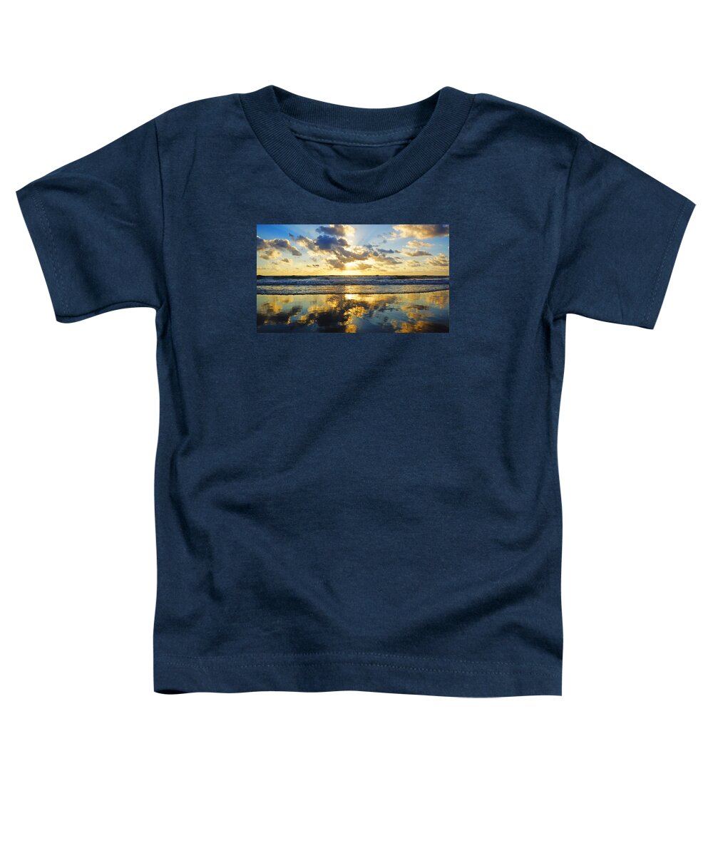 Sunrise Toddler T-Shirt featuring the photograph Sunrise Reflections by Lawrence S Richardson Jr