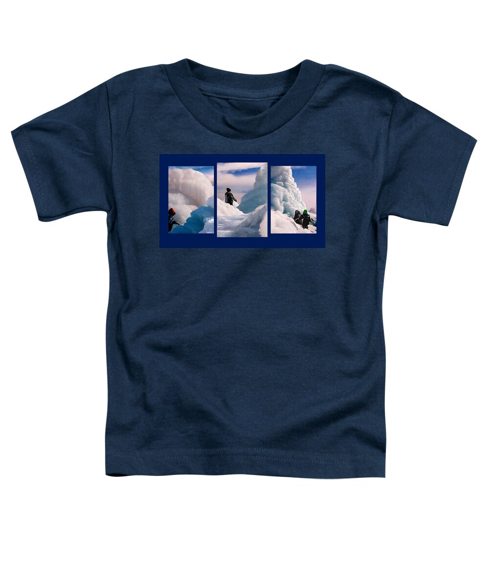 Landscape Toddler T-Shirt featuring the photograph The Explorers by Steve Karol