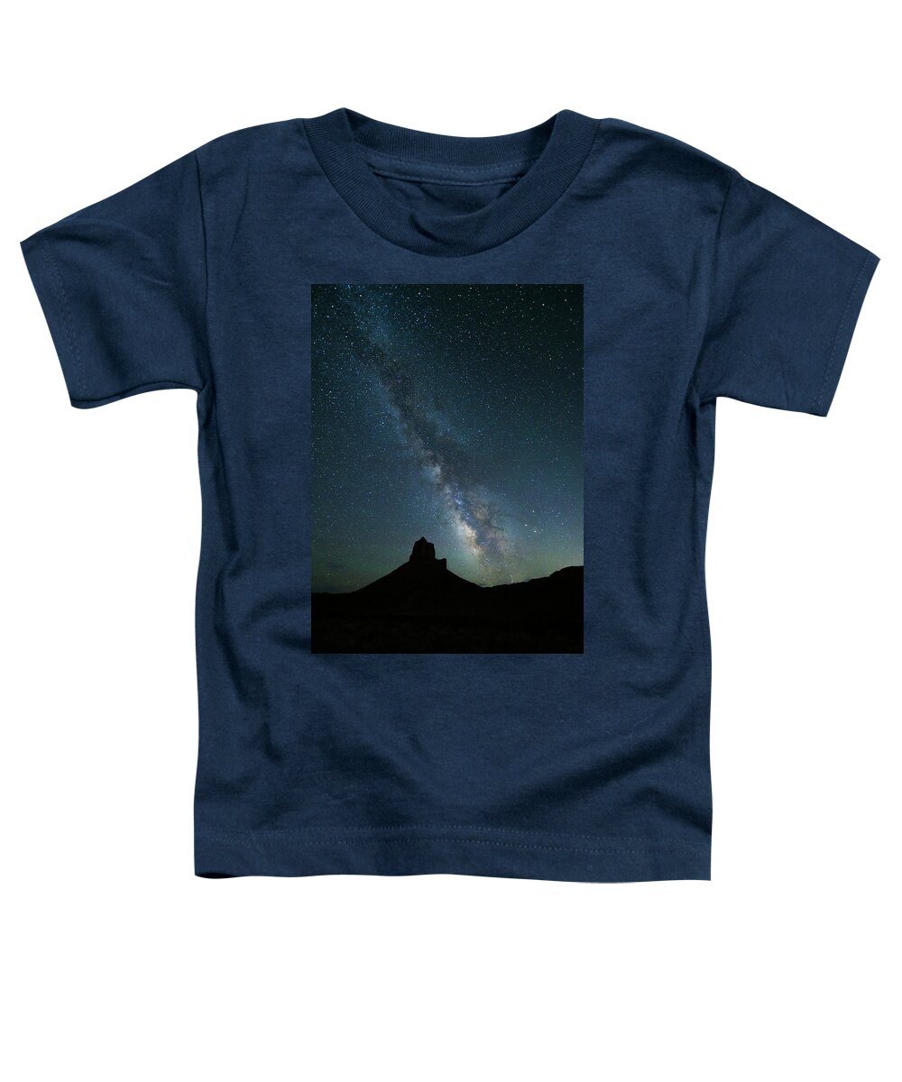 Castleton Tower Toddler T-Shirt featuring the photograph The Milky Way by Jim Thompson