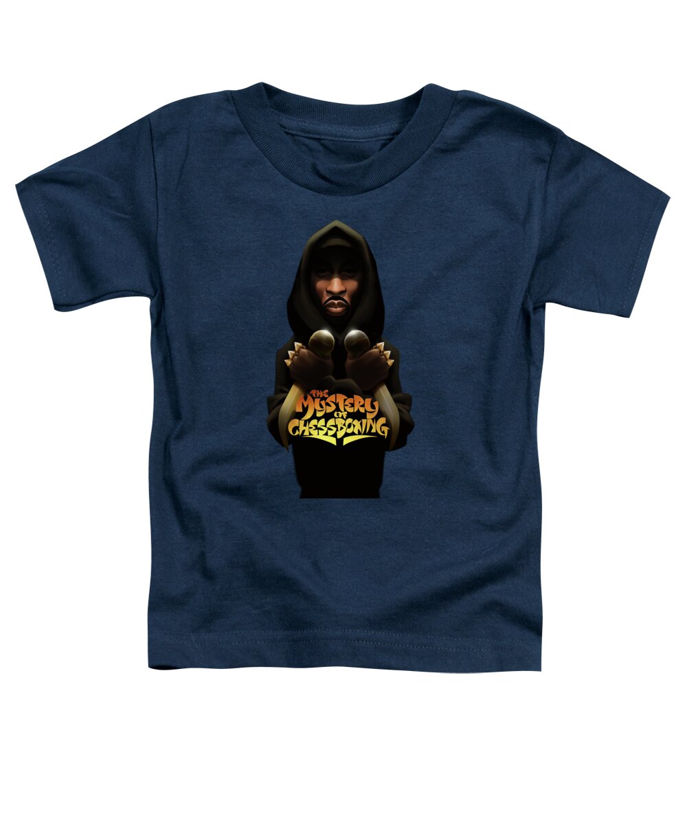 Wutang Toddler T-Shirt featuring the digital art The Mystery of Chessboxing by Nelson dedosGarcia