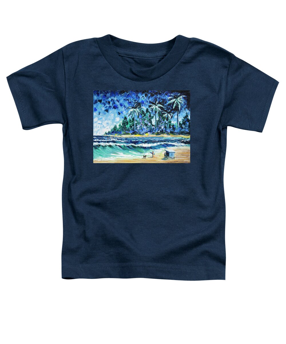 Tower Toddler T-Shirt featuring the painting Tower Life 5 by Nelson Ruger